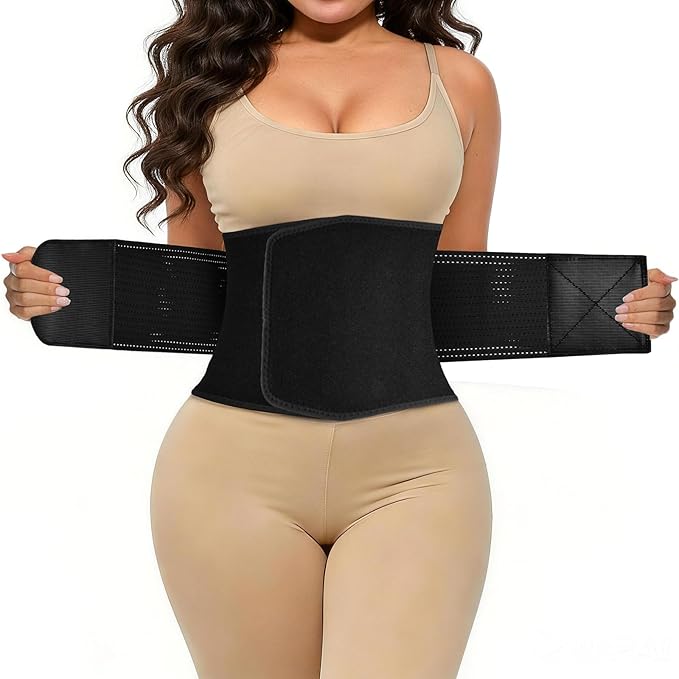 Waist Trainer for Women, Waist Sweat Band, Slimming Waist Trimmer, Stomach Wrap