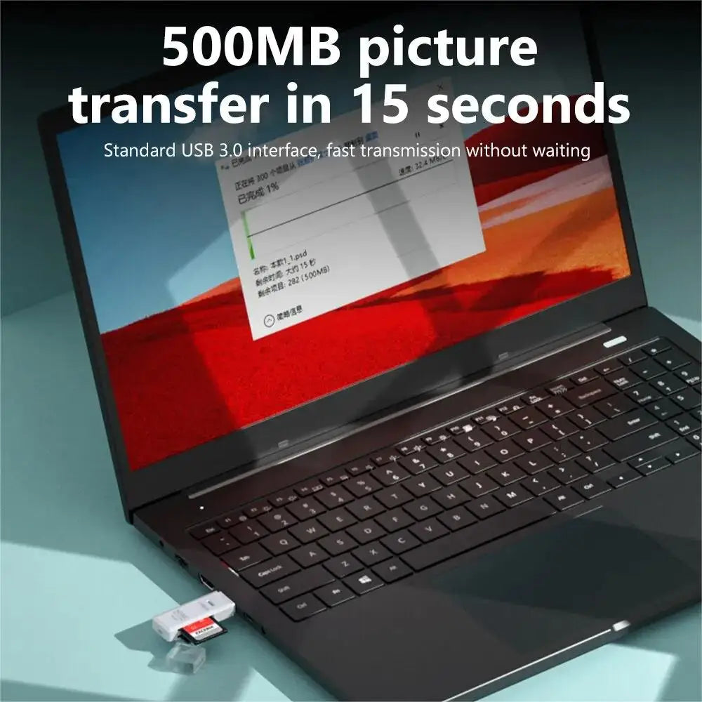2 in 1 USB 3.0 Card Reader Micro sd card Reader usb adapter High Speed Cardreader TF Memory card For PC Laptop Accessories