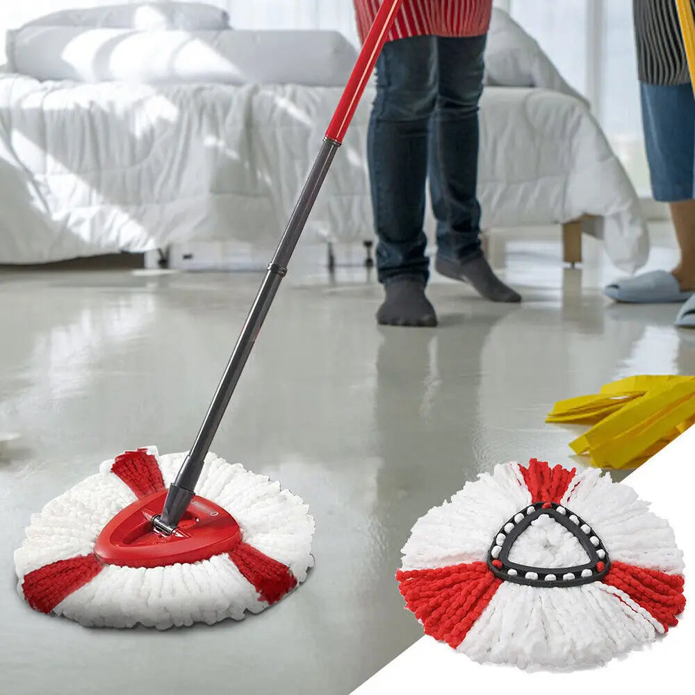 6PCS Mop for Vileda Wring Mopping Replacement Clean Microfibre Mop Refill Head