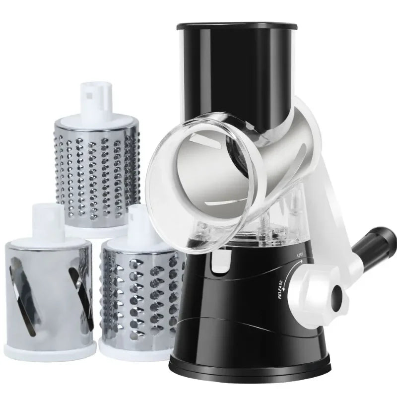 Multifunctional Roller Vegetable Cutter Hand Crank Home Kitchen Shredder Potato Grater