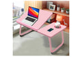 Laptop Bed Table, Adjustable Laptop Desk with Foldable Legs, Cup Holder & Book Stand, Tray Table for Home Office, Studying, Read