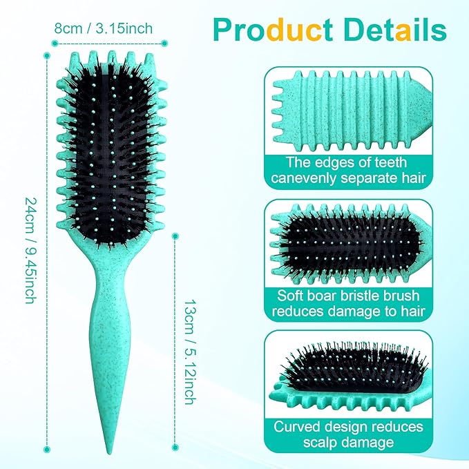 Candy Brush,Curly Hair Brush,Curl Defining Brush,Shaping and Defining Curls for Women