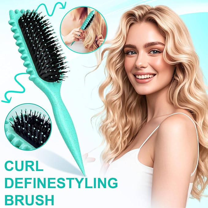 Candy Brush,Curly Hair Brush,Curl Defining Brush,Shaping and Defining Curls for Women