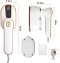Mini Steam Iron, 1000W Portable Handheld Travel Steam Iron, 180° Rotating